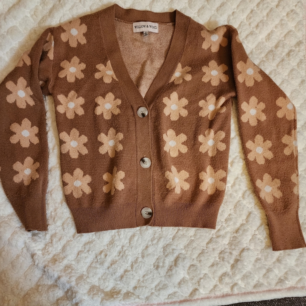 Willow & Wind Women's Brown Cardigan